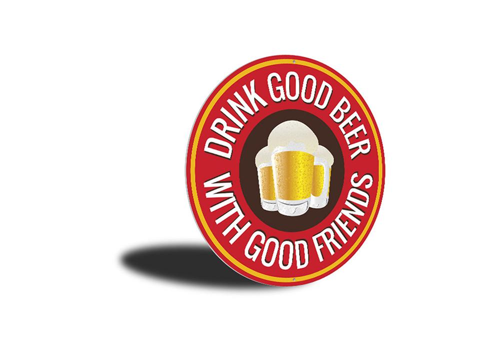 Drink Good Beer Pub Man Cave Sign