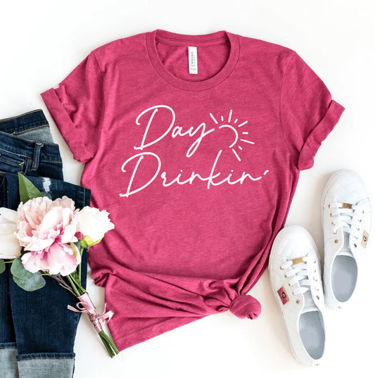 Day Drinking T-shirt (cursive)